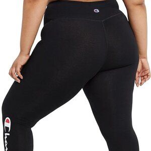 Champion Women's Authentic Athletic Wear Moisture Wicking Legging Black 4X NWOT